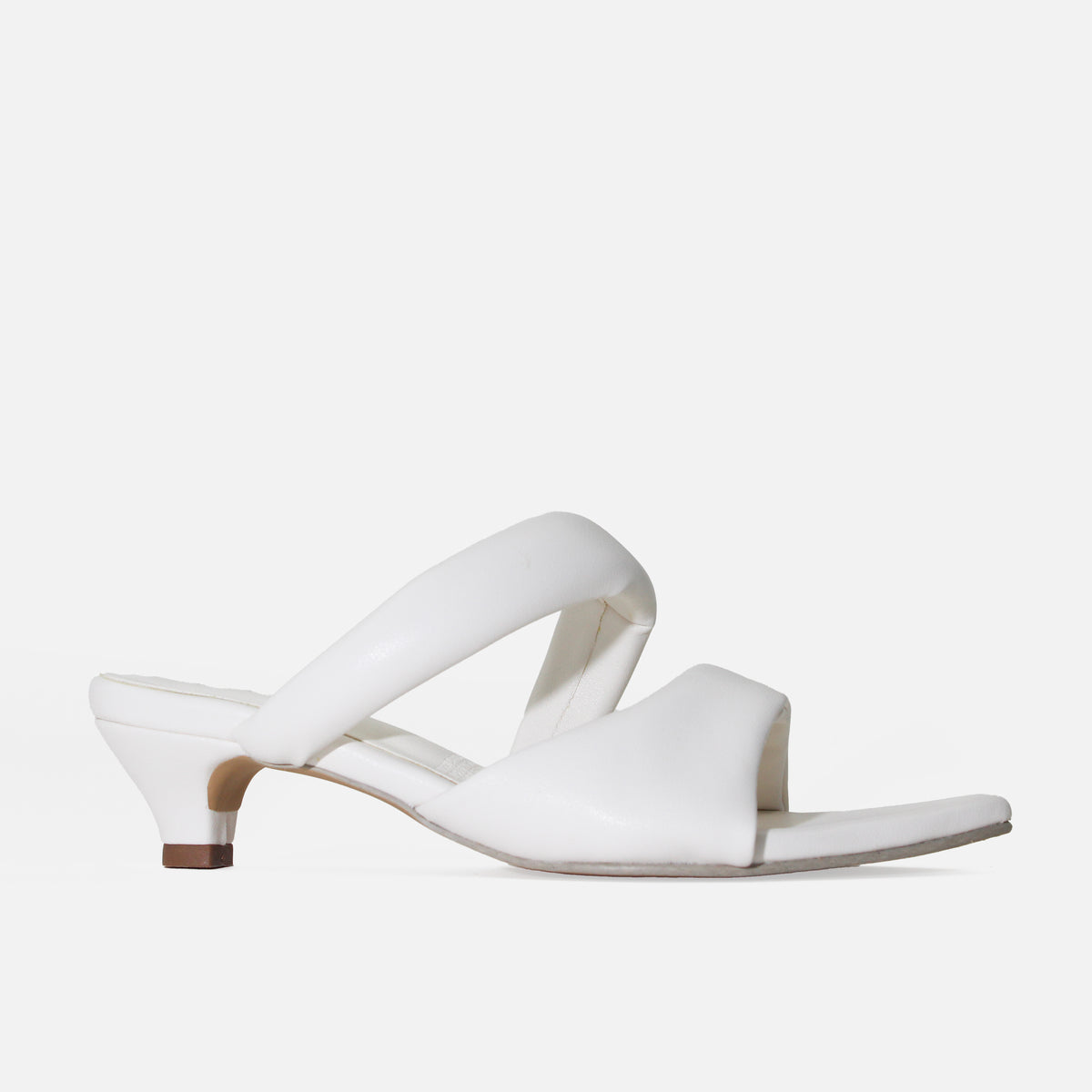 Sandalia tacon Veronica de sintético para mujer - Hueso