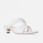 Sandalia tacon Veronica de sintético para mujer - Hueso