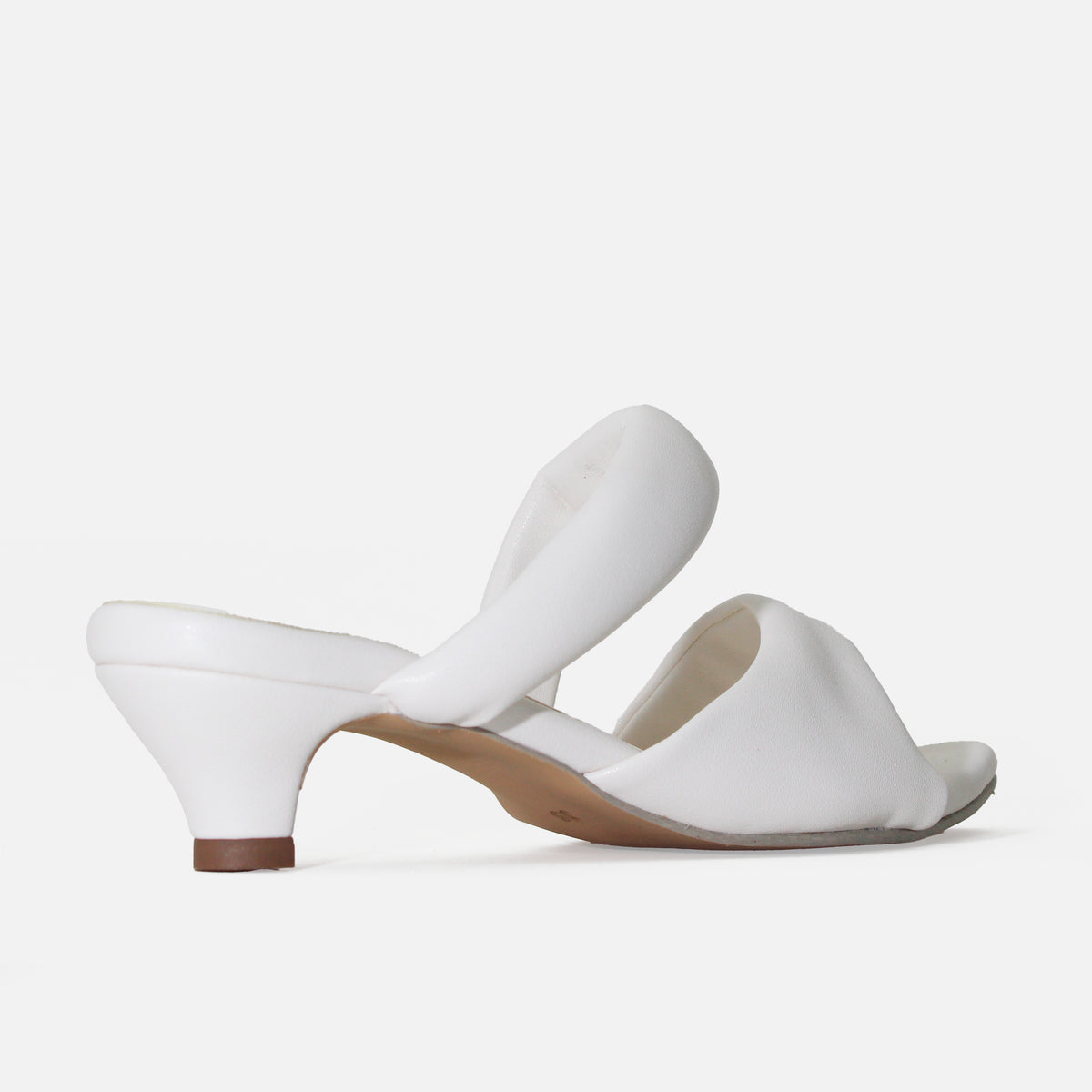 Sandalia tacon Veronica de sintético para mujer - Hueso