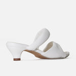 Sandalia tacon Veronica de sintético para mujer - Hueso