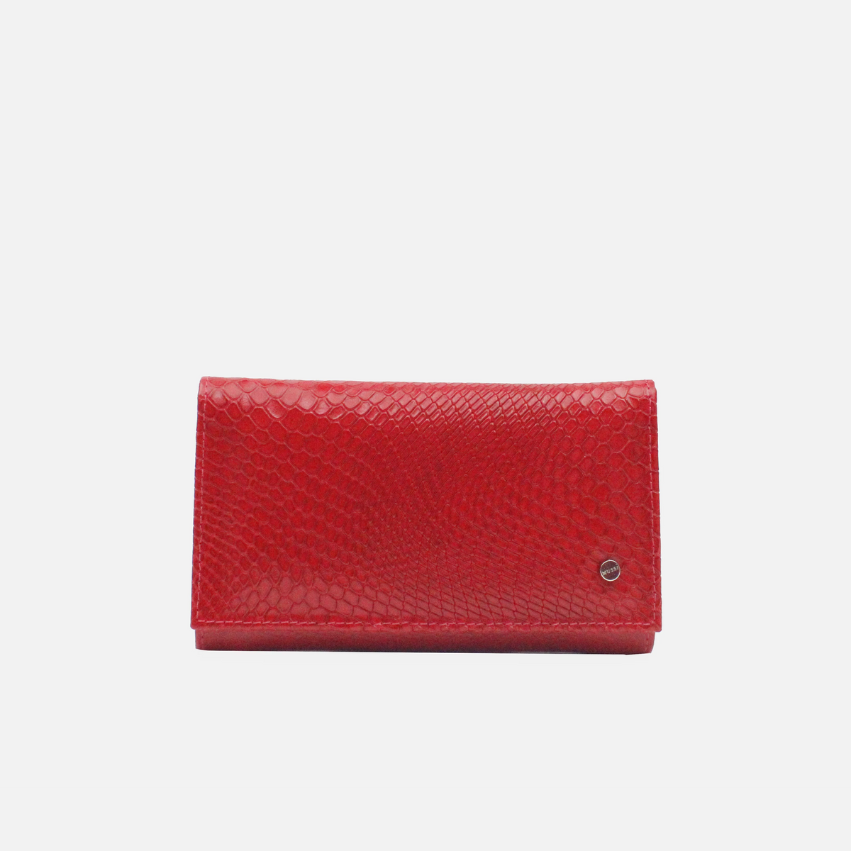 Billetera rosangela de cuero para mujer - Rojo