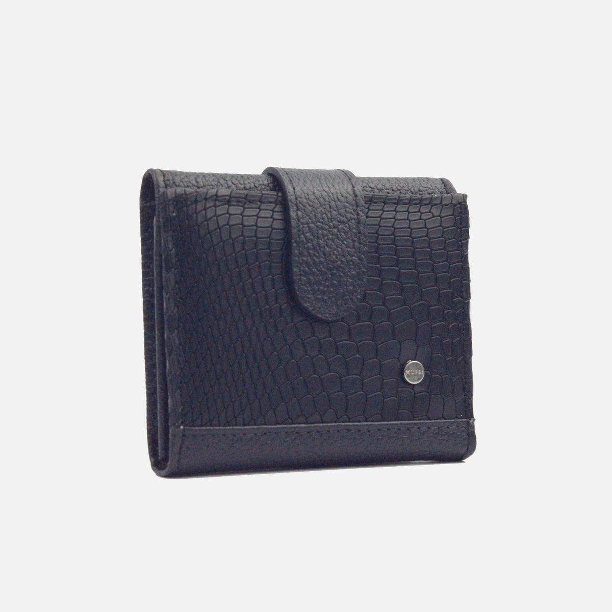 Billetera silvia de cuero para mujer - Negro