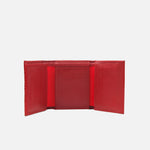 Billetera silvia de cuero para mujer - Rojo