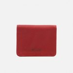 Billetera lorenza de cuero para mujer - Rojo