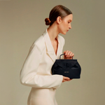 Bolso manos libres milan de cuero para mujer - Negro