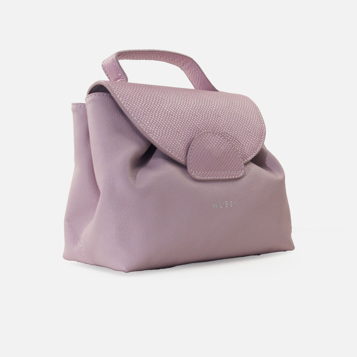 Bolso manos libres milan de cuero para mujer - Rosado