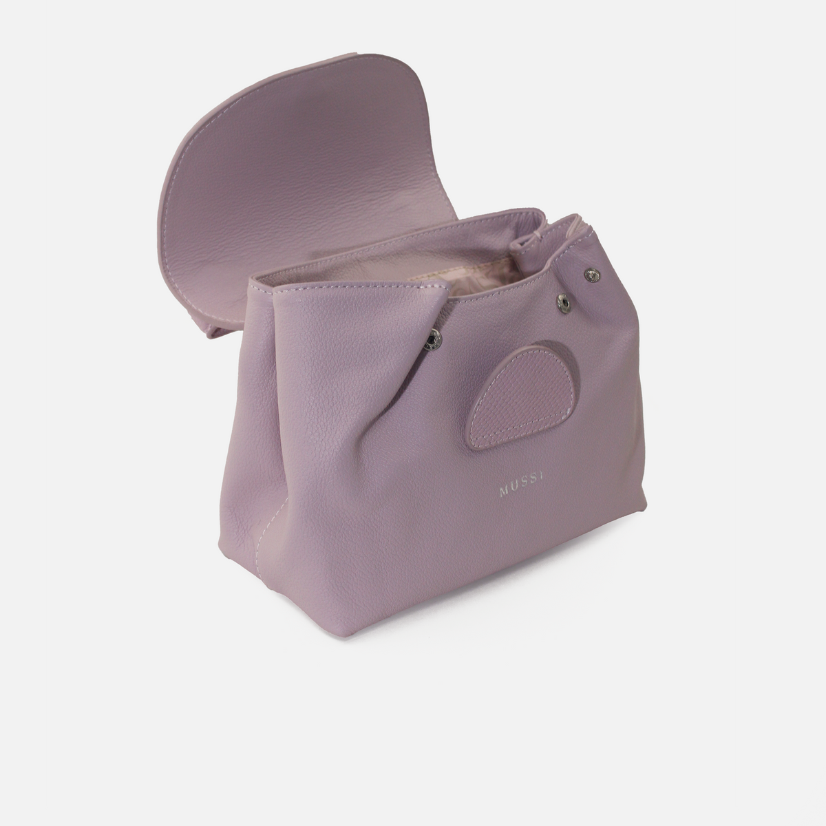 Bolso manos libres milan de cuero para mujer - Rosado