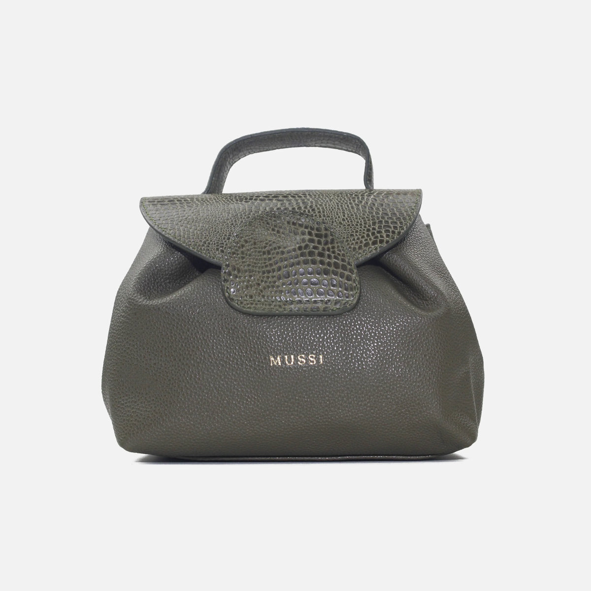 Bolso manos libres milan de cuero para mujer - Verde