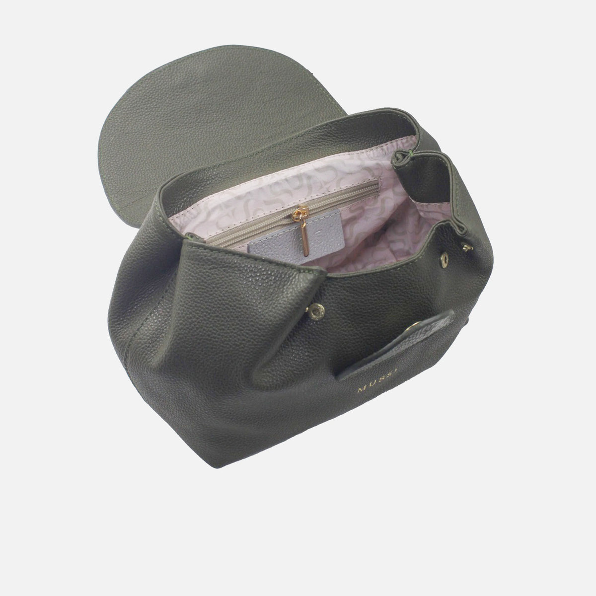 Bolso manos libres milan de cuero para mujer - Verde