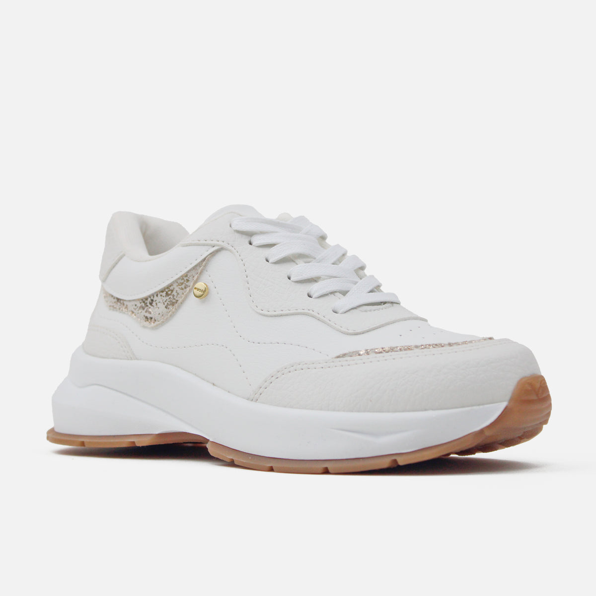 Tenis Luna de sintético para mujer - Hueso