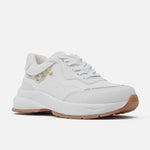 Tenis Luna de sintético para mujer - Hueso