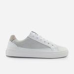 Tenis Sneakers arlon de cuero para hombre - Blanco