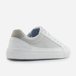 Tenis Sneakers arlon de cuero para hombre - Blanco