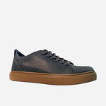 Tenis Sneakers raul de cuero para hombre - Verde