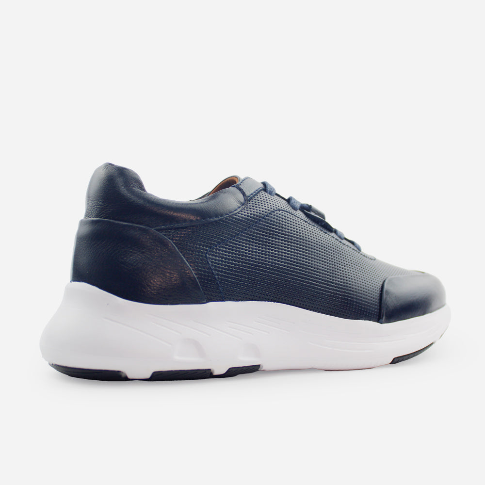 Tenis con plataforma marcol de sintético para hombre - Azul