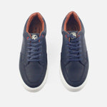 Tenis Sneakers cleo de sintético para hombre - Azul