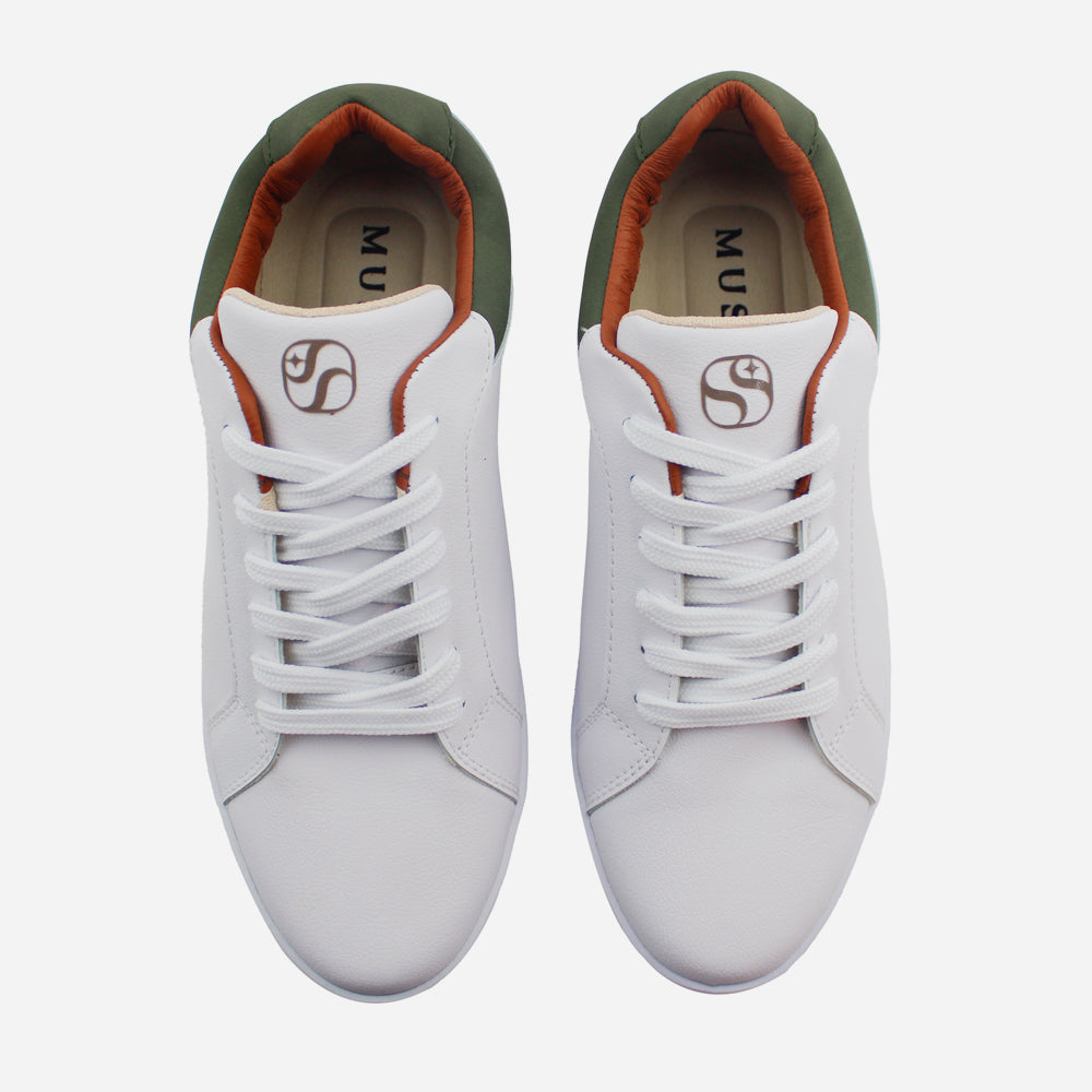 Tenis Sneakers coralina de sintético para hombre - Blanco