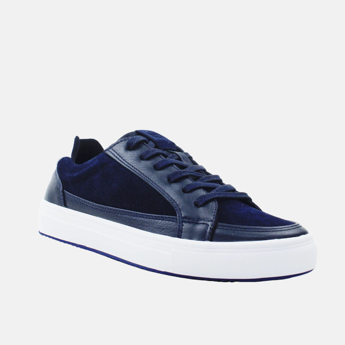 Tenis rosella de cuero para hombre - Azul
