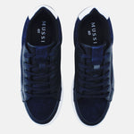 Tenis rosella de cuero para hombre - Azul