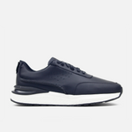 Tenis merlin de cuero para hombre - Negro