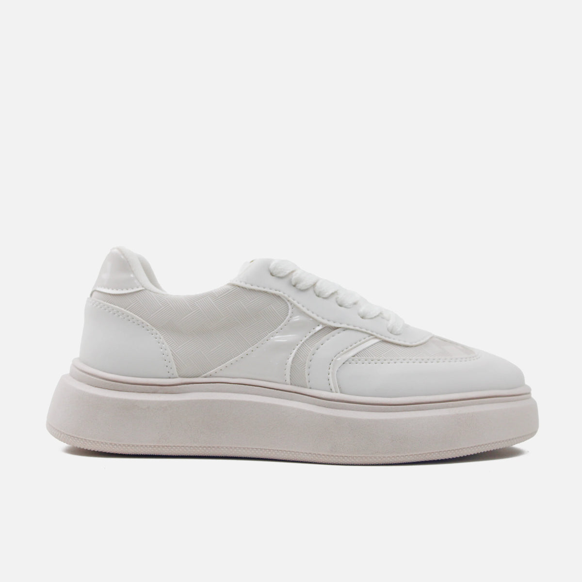 Tenis gala de sintético para mujer - Beige