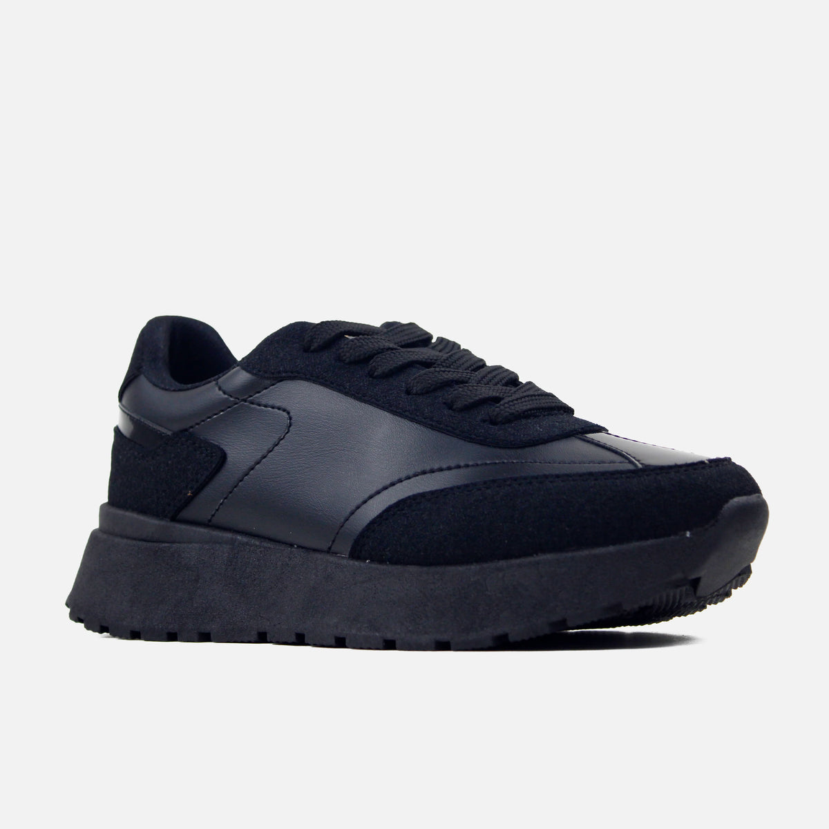 Tenis iris de sintético para mujer - Negro