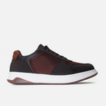 Tenis verstta de sintético para hombre - Café