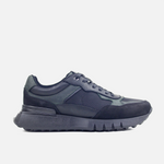 Tenis dante de cuero para hombre - Negro