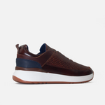 Tenis marcus de cuero para hombre - Café