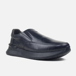 Tenis deisy de cuero para hombre - Negro