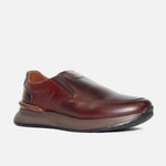 Tenis deisy de cuero para hombre - Brandy