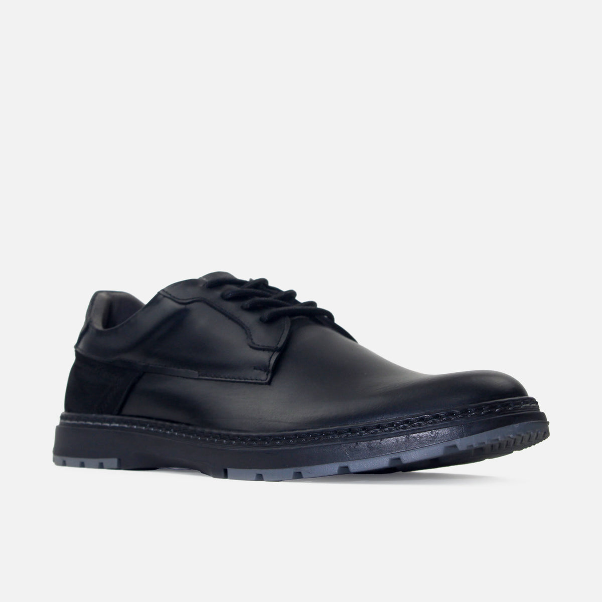 Tenis apolo de cuero para hombre - Brandy