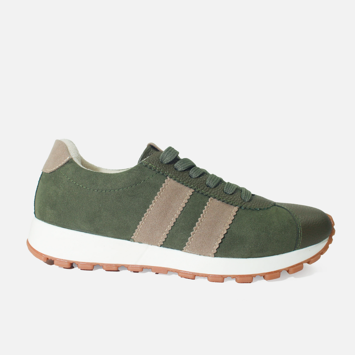 Tenis salina de sintético para mujer - Verde