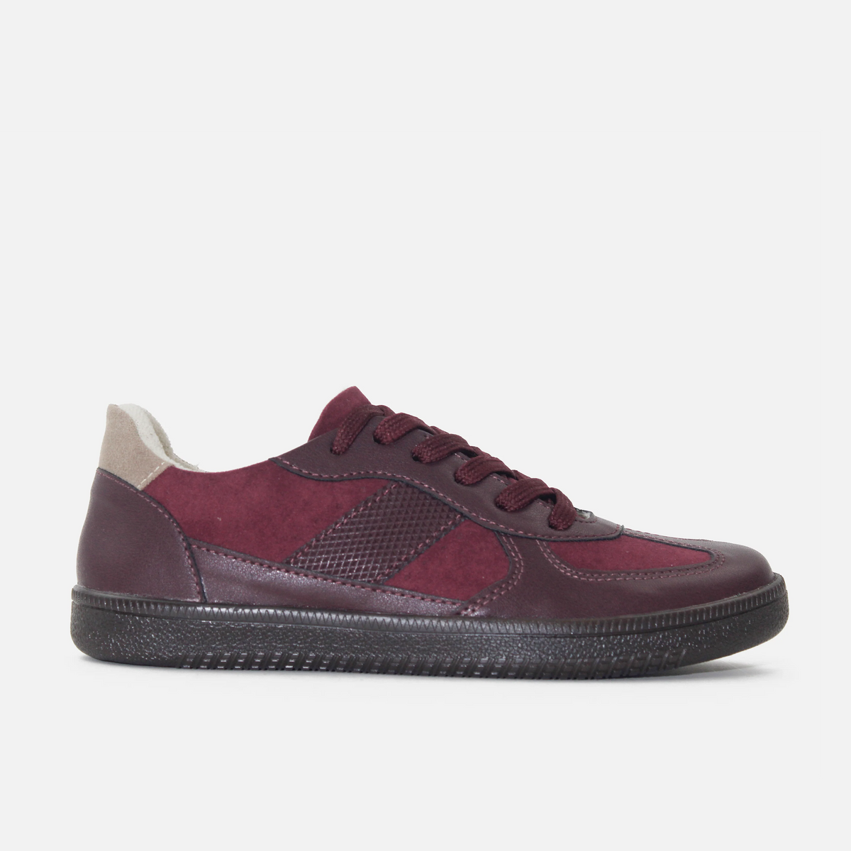 Tenis vera de sintético para mujer - Vino