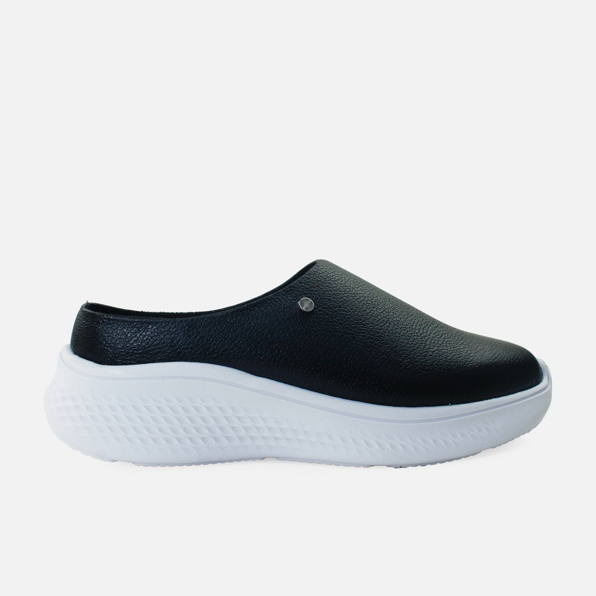 Tenis amaia de cuero para mujer - Negro