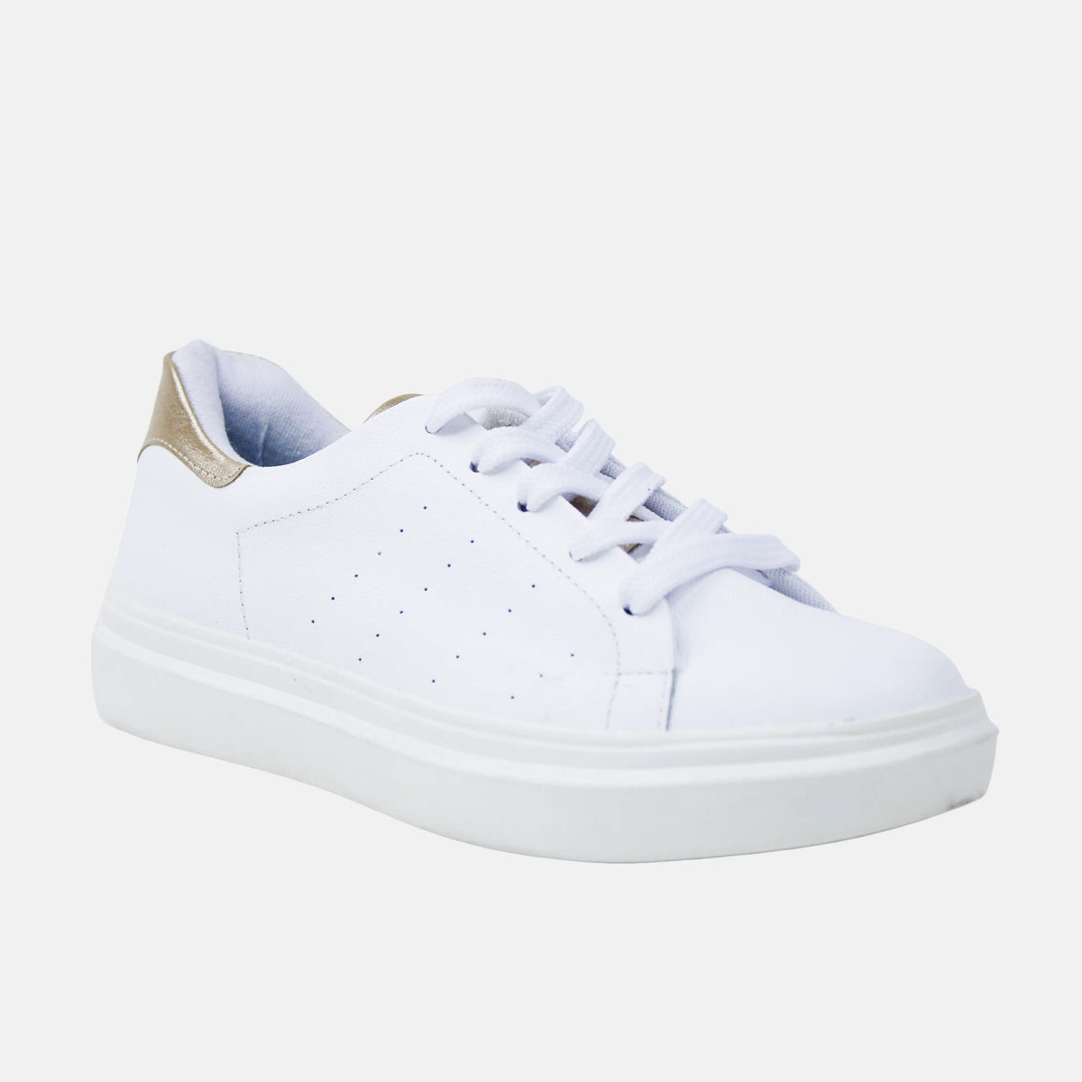 Tenis iria de cuero para mujer - Blanco