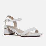 Sandalia tacon lilia de sintético para mujer - Blanco