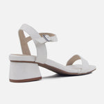Sandalia tacon lilia de sintético para mujer - Blanco