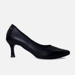 Tacones inara de cuero para mujer - Negro