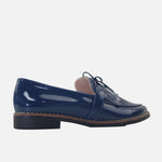 Mocasin plano keyla de sintético para mujer - Azul
