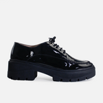 Oxford tractorado lior de sintético para mujer - Negro