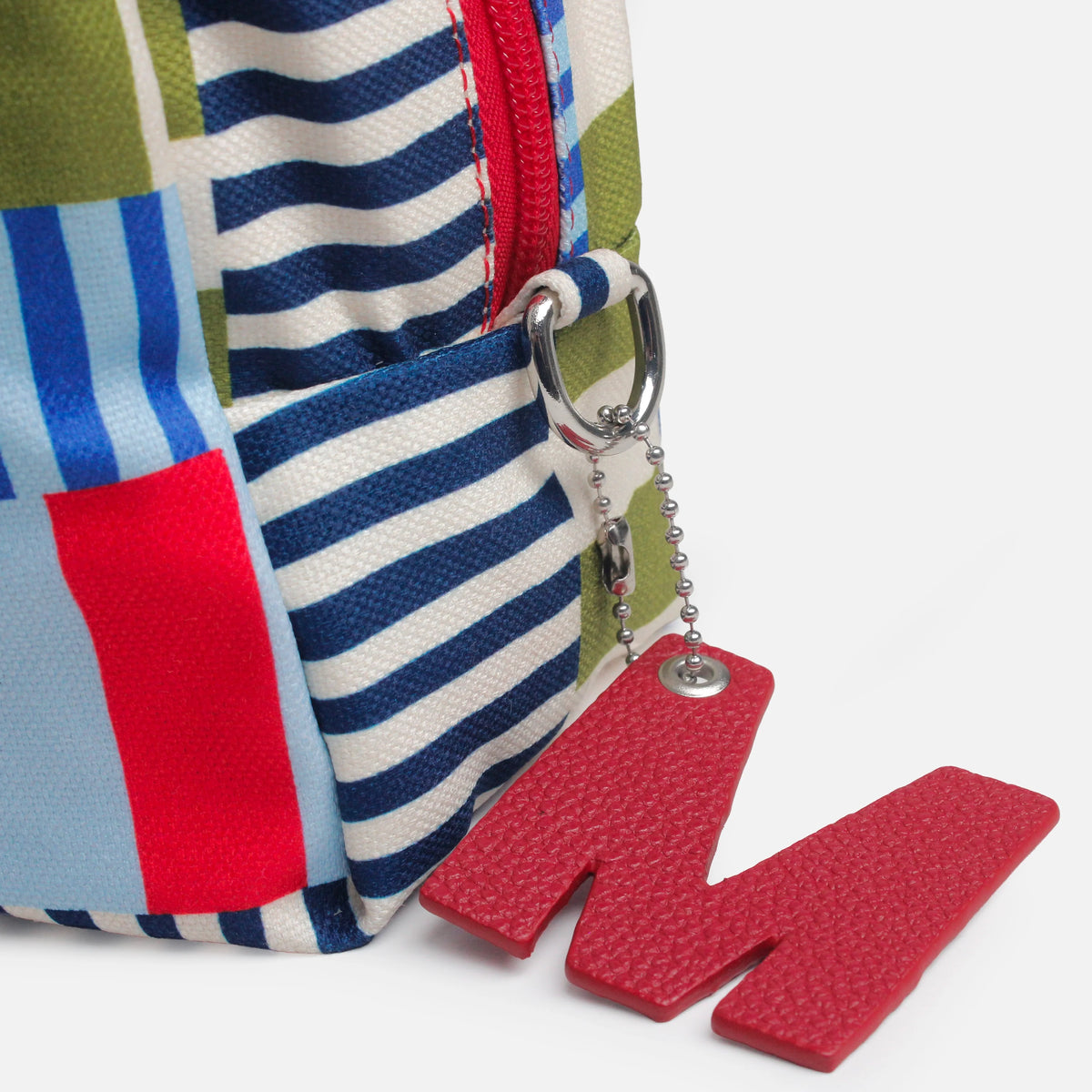 Cosmetiquera mira de textil para mujer - Rojo