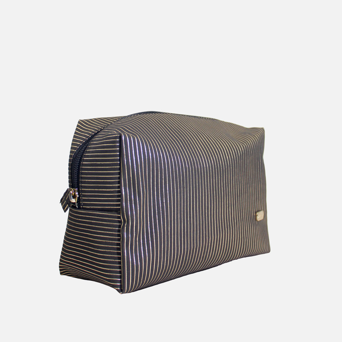 Cosmetiquera mira de cuero para mujer - Cafe