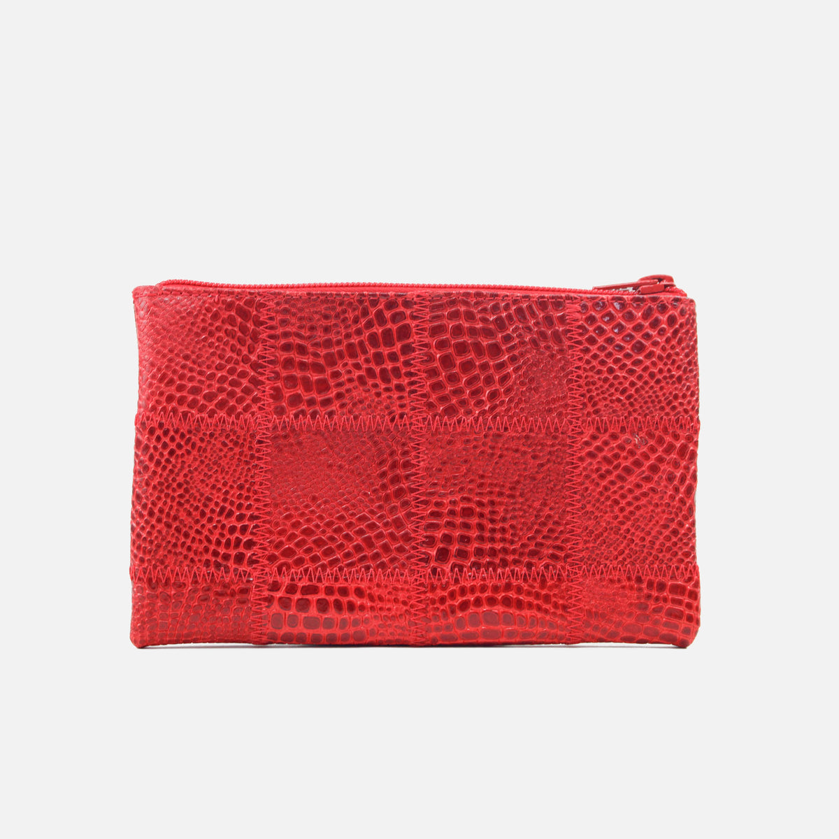 Cosmetiquera mistic de cuero para mujer - Rojo