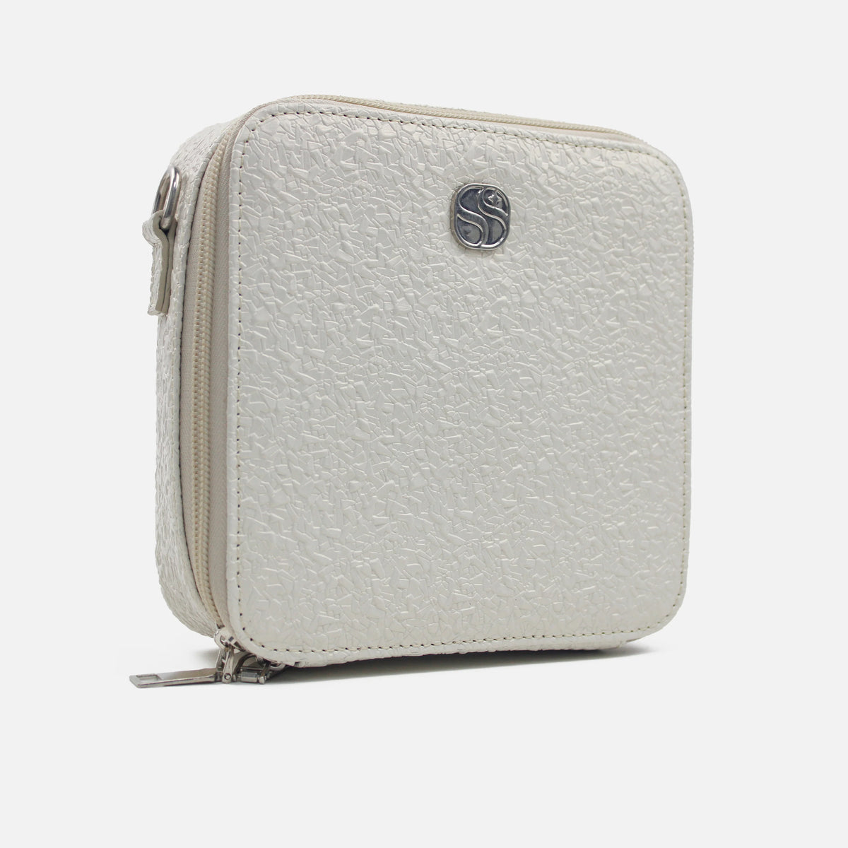 Bolso manos libres lia de cuero para mujer - Naranja