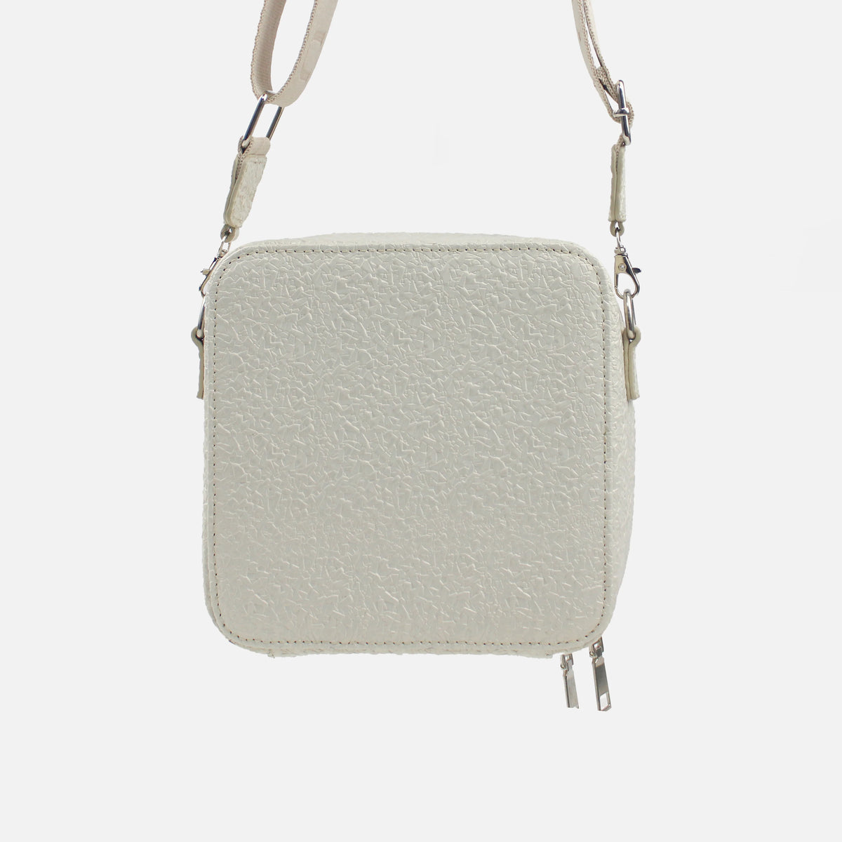 Bolso manos libres lia de cuero para mujer - Naranja