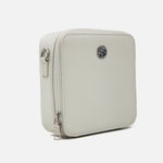 Bolso manos libres lia de cuero para mujer - Hueso