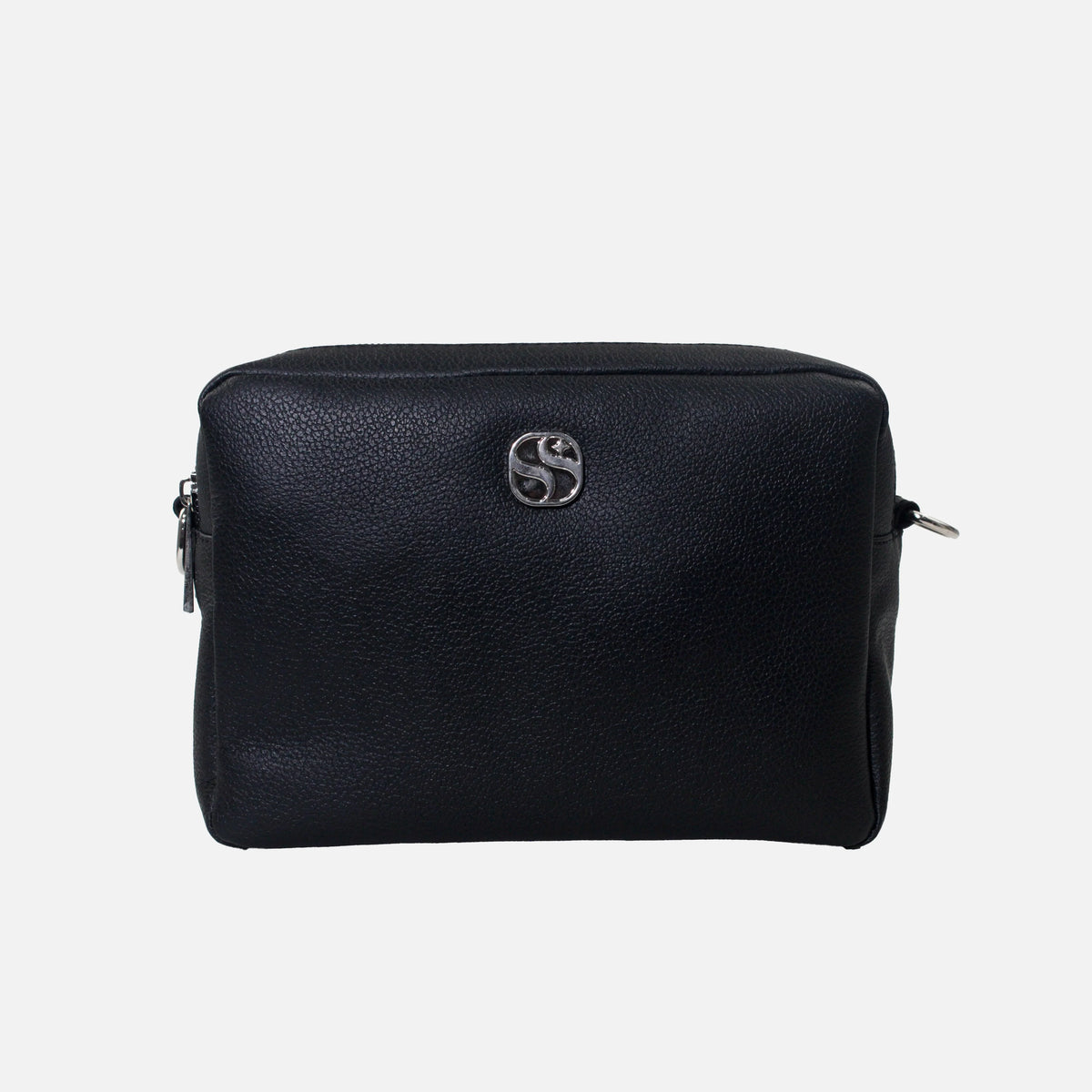 Bolso manos libres esme de cuero para mujer - Negro