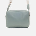 Bolso manos libres esme de cuero para mujer - Celeste