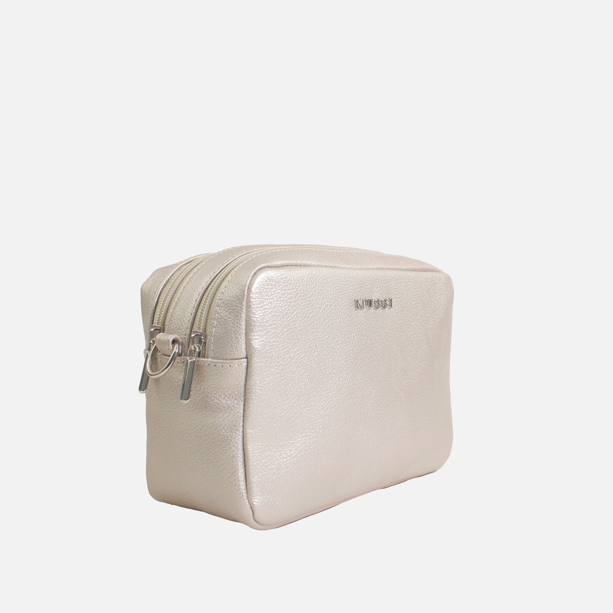 Bolso manos libres esme de cuero para mujer - Oro